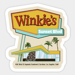 Winkies Restaurant / Mulholland Drive Sticker